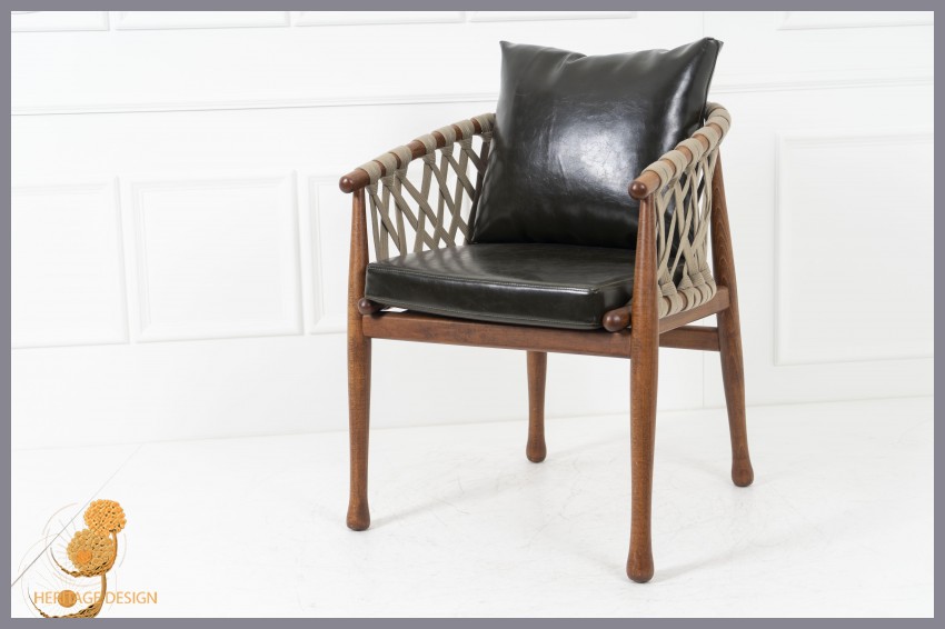 Interior Wooden Braided Chairs